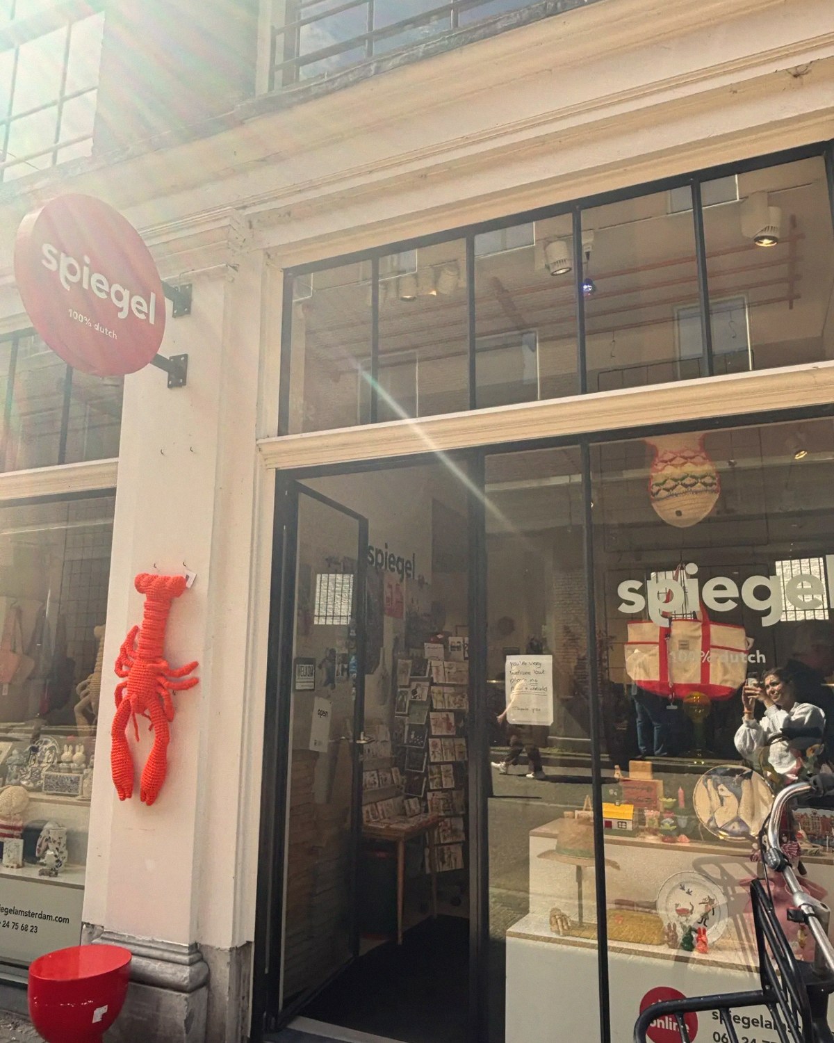 Spiegel in Amsterdam